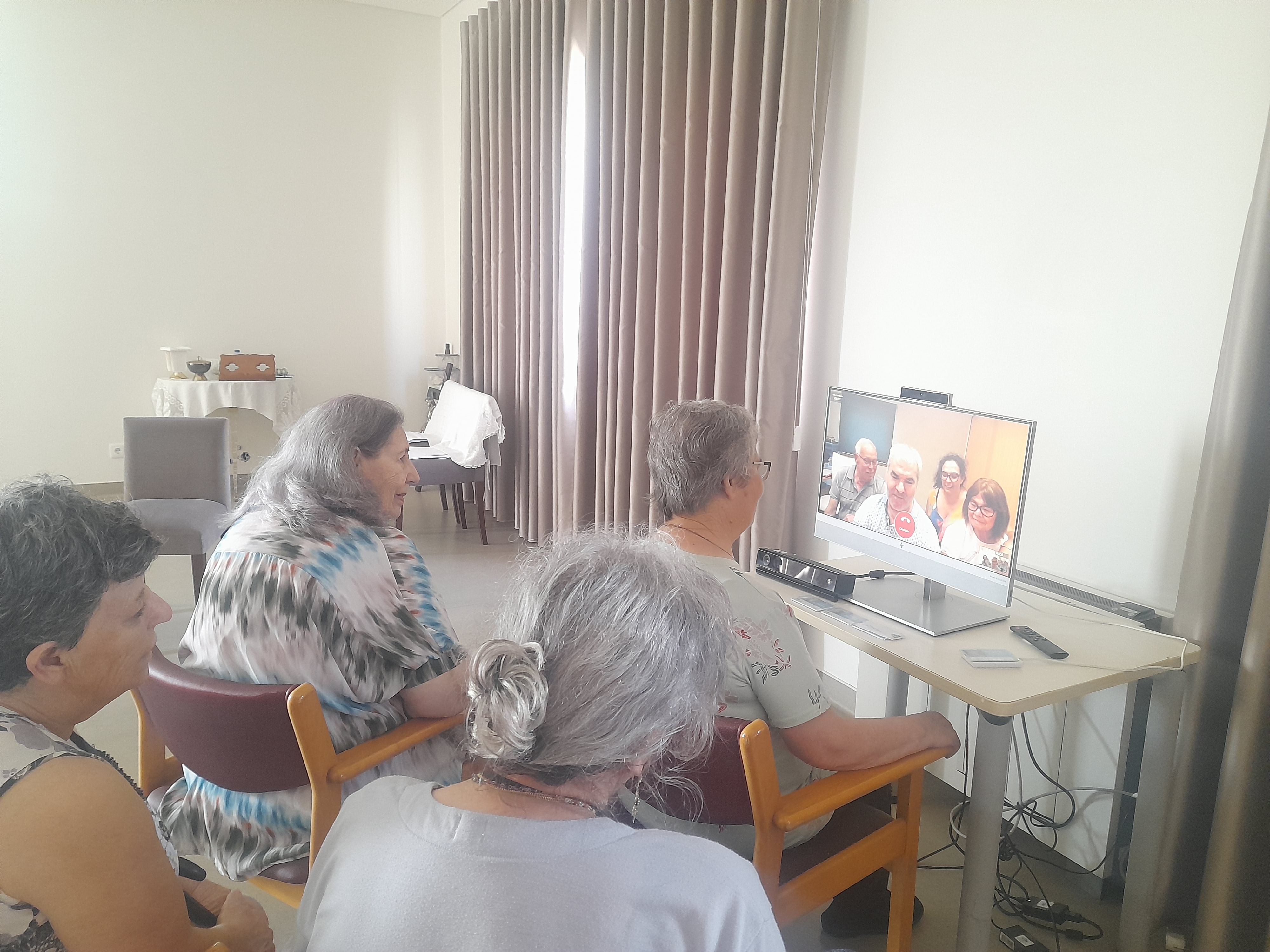 Videochamada com amigos