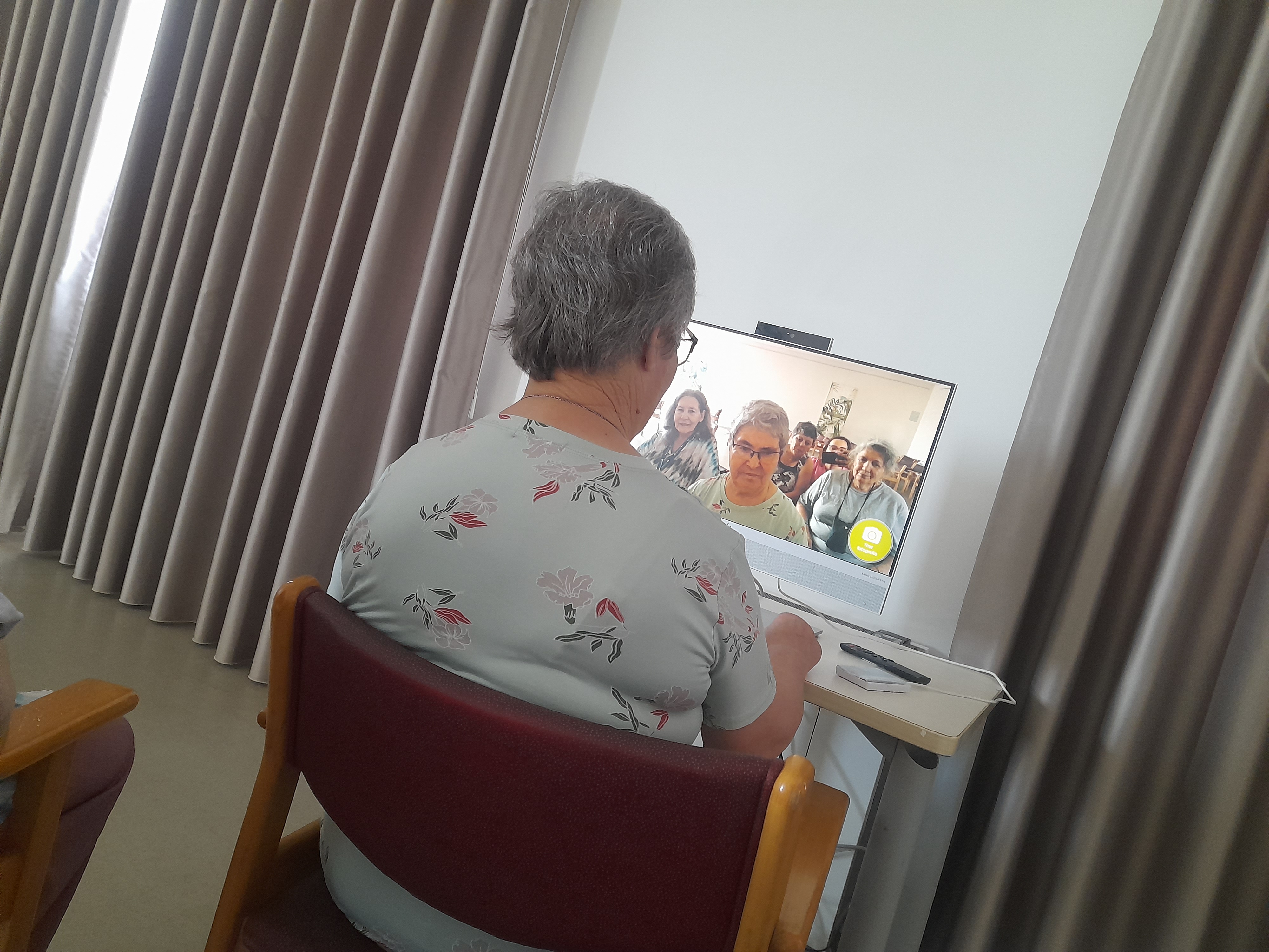 Tirar uma fotografia de grupo